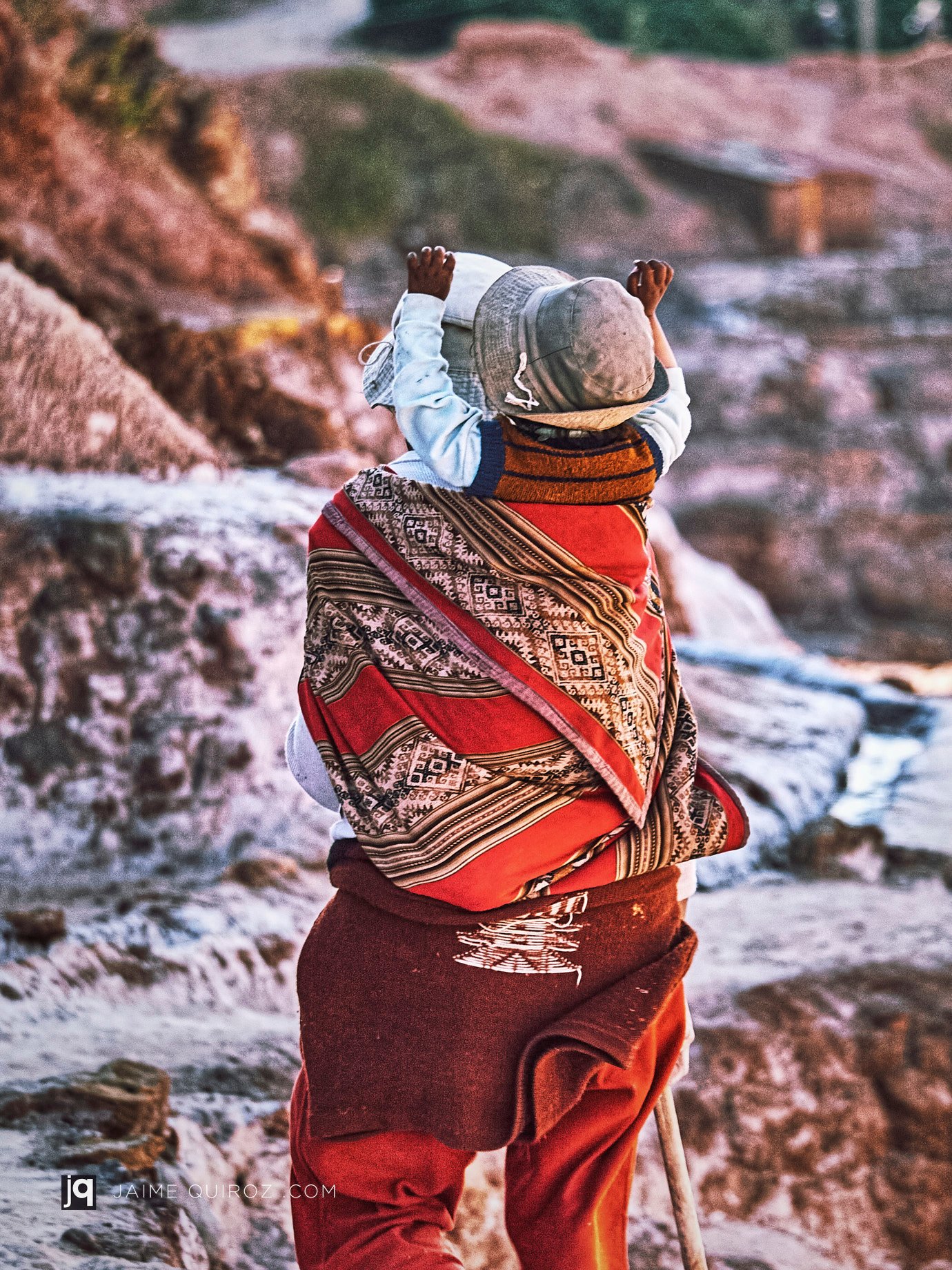 Maras Salt Mines, Cusco. Peru People