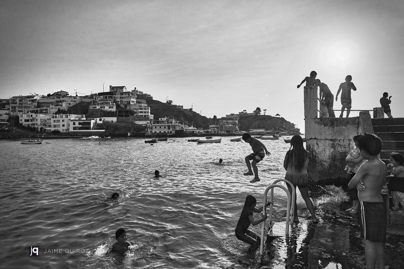San Bartolo Beach, Lima. Peru People